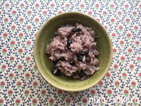 黒豆ごはん